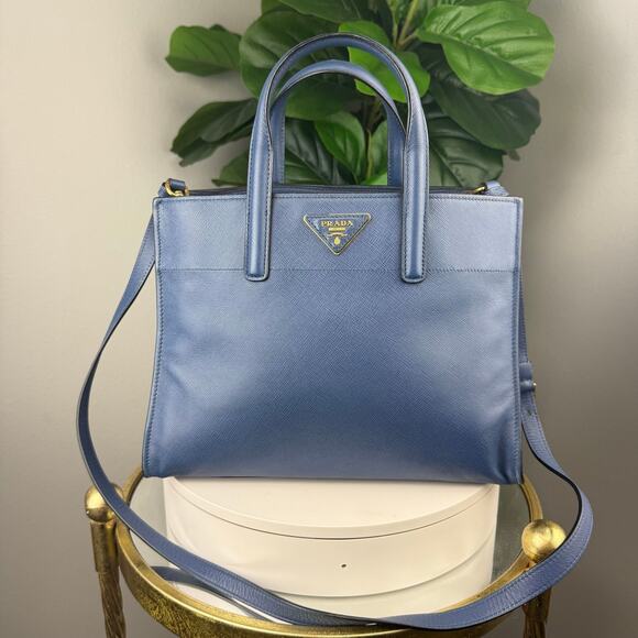 💎✨Authentic PRADA Saffiano Leather Shoulder Bag - Picture 1 of 7